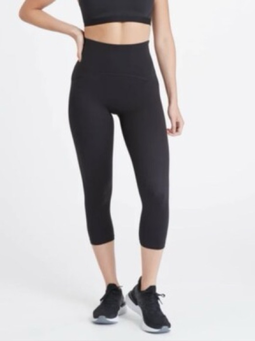 Spanx  Cropped Lamn Legging- Very Black 3X NWT